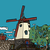 hand drawn - limited edition print for sale