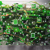 Squares Fit - plexiglass shadow art