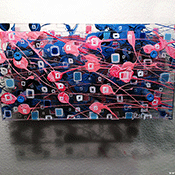 Squares Fit - plexiglass shadow art