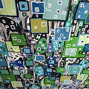 Squares Fit - plexiglass shadow art