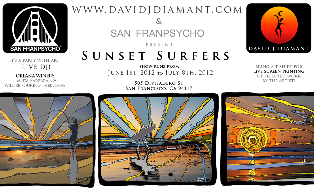 david j diamant - San Franpsycho - Sunset Surfers - June 1st 2011